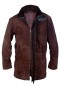 Mens Sherrif Walt Suede Leather Longmire Coat
